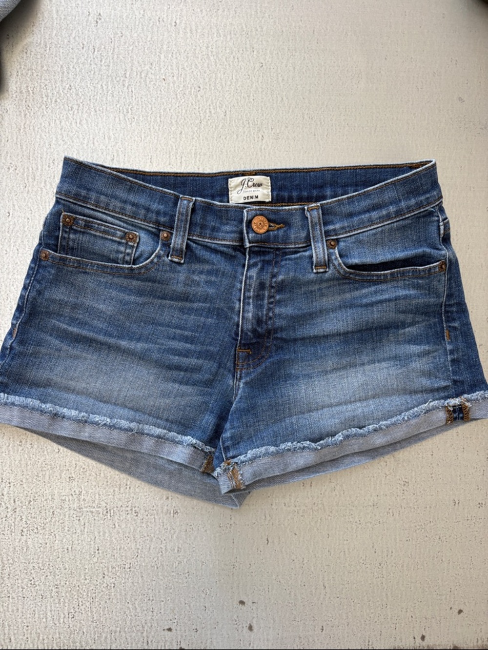 J. Crew Blue Denim Cutoff Shorts